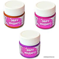 Набор для рисования Unid Эбру Индиго EUMIX3 (оранжевый/розовый/фиолетовый)