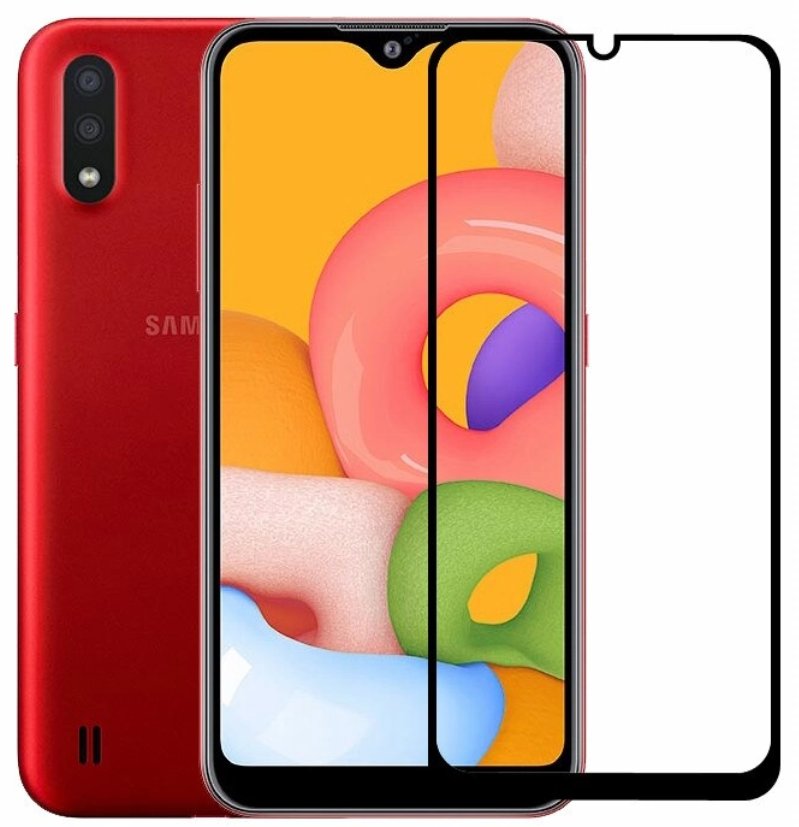 

Защитное стекло Case Full Glue для Galaxy A01 (черный)