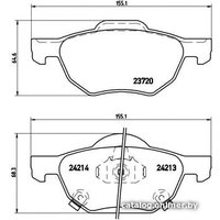  Brembo P28036