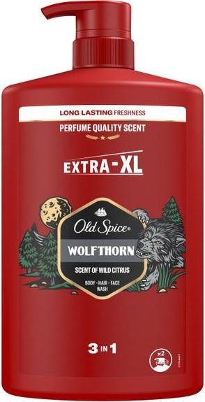 

Old Spice Гель для душа + шампунь 3 в 1 Wolfthorn 1000 мл