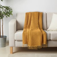 Плед Ikea Керсти 150x200 605.185.42 (золотисто-желтый)