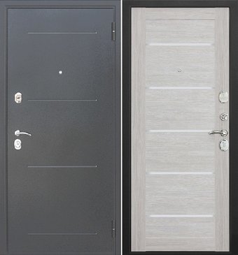 Металлическая дверь Йошкар Гарда муар (лиственница бежевая)