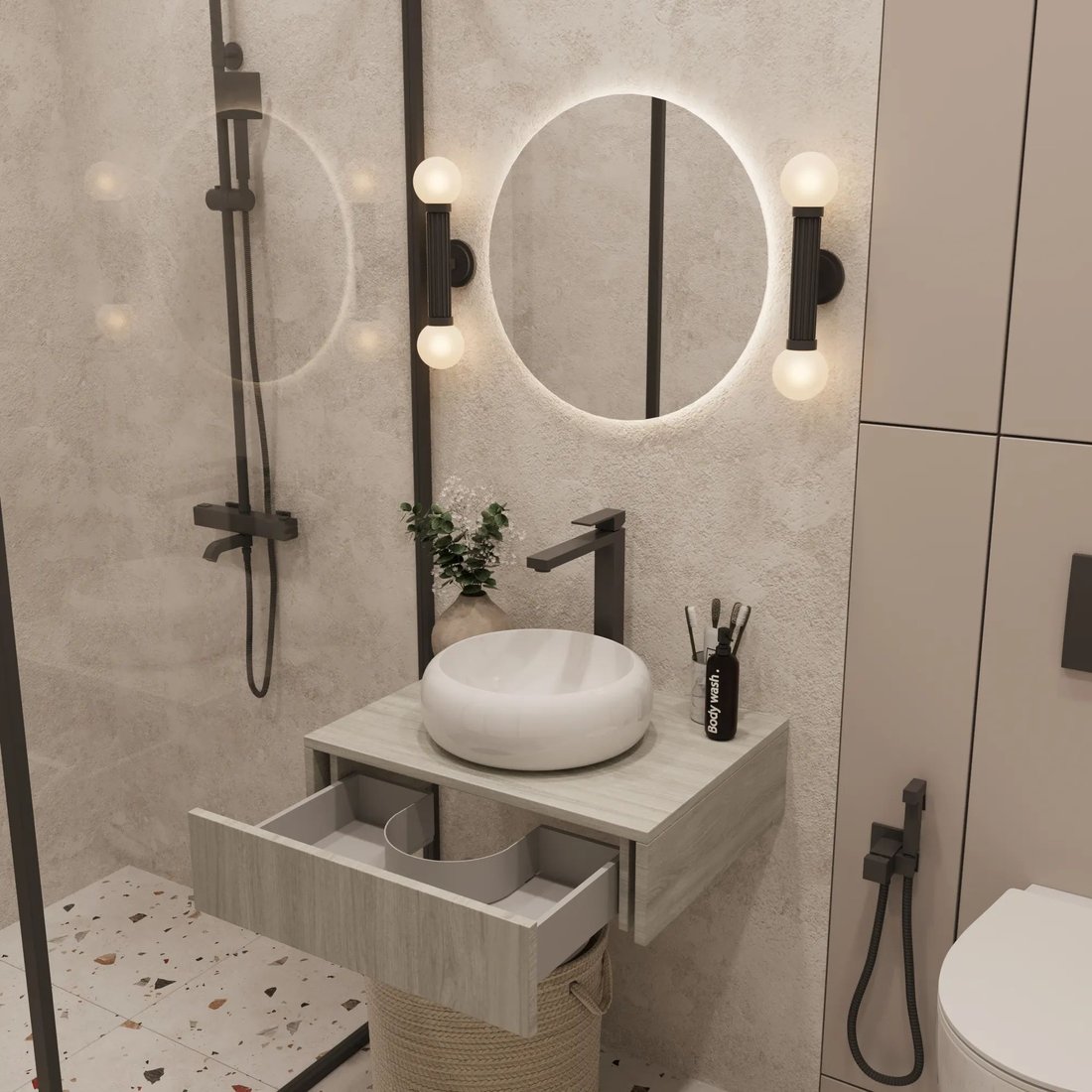 

ЗОВ Тумба под умывальник Токио премиум 60 TP60ELSPTOC0 (вяз либерти серебряный)