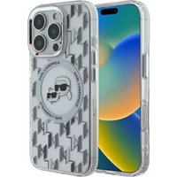 Чехол для телефона Lagerfeld PC/TPU Monogram NFT Karl & Choup Metal Cam (MagSafe) для iPhone 16 Pro Max KLHMP16XHMCKMHT