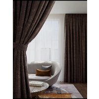 Комплект штор Mio Tesoro Мрамор 150x270 (2 шт, шоколад)
