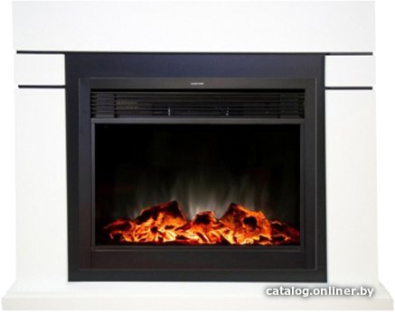Каминокомплект Smolcom Lindos MB/JUP/SYM26 с RealFlame Moonblaze Deluxe-S BL LT (белый)