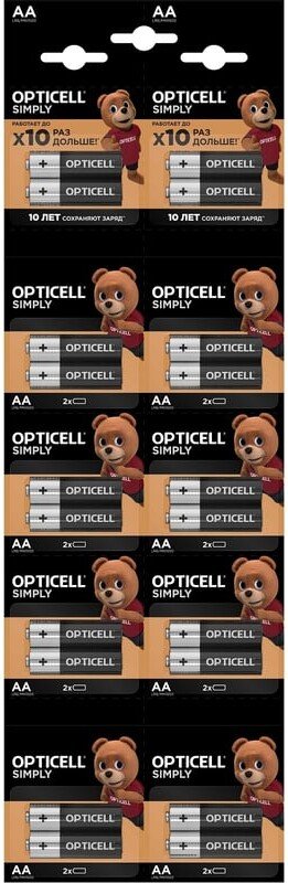 Батарейка Opticell Basic AA (20 шт)