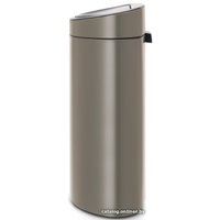 Система сортировки мусора Brabantia Touch Bin Recycle 10+23 л (платиновый)