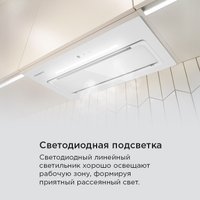 Кухонная вытяжка MAUNFELD Trapeze 602SGG (белый)