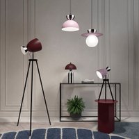 Настольная лампа Bergenson Bjorn Anniken BB0000178 (черный/белый/сливовый)