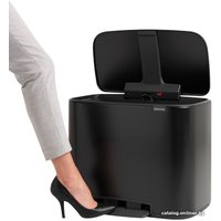 Мусорное ведро Brabantia Bo Pedal Bin 36 л (черный матовый)