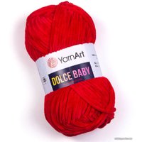 Пряжа для вязания Yarnart Dolce baby 760 50 г 85 м (красный)