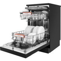 Отдельностоящая посудомоечная машина Weissgauff DW 4508 Inverter Autoopen Black