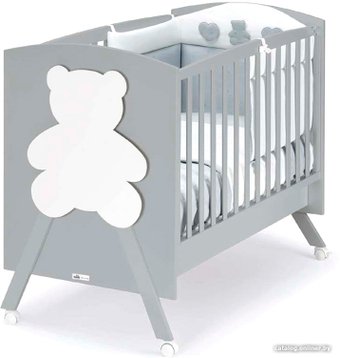 Классическая детская кроватка CAM Lettino Orso Polly G216 (серый)