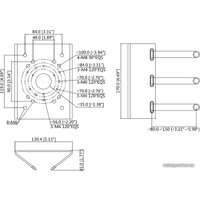 Крепление для камер видеонаблюдения Dahua DH-PFA150