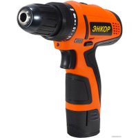 Дрель-шуруповерт Энкор ДША-2 12ЭР/10Л 50022 (с 2-мя АКБ 2 Ач, кейс)