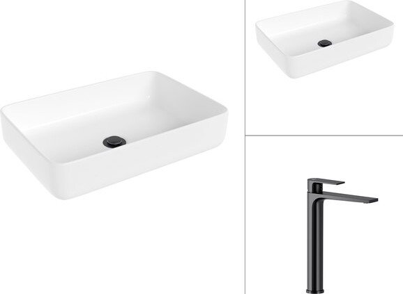 

Умывальник Lauter 21487-50 + Reef 21CK8678BS