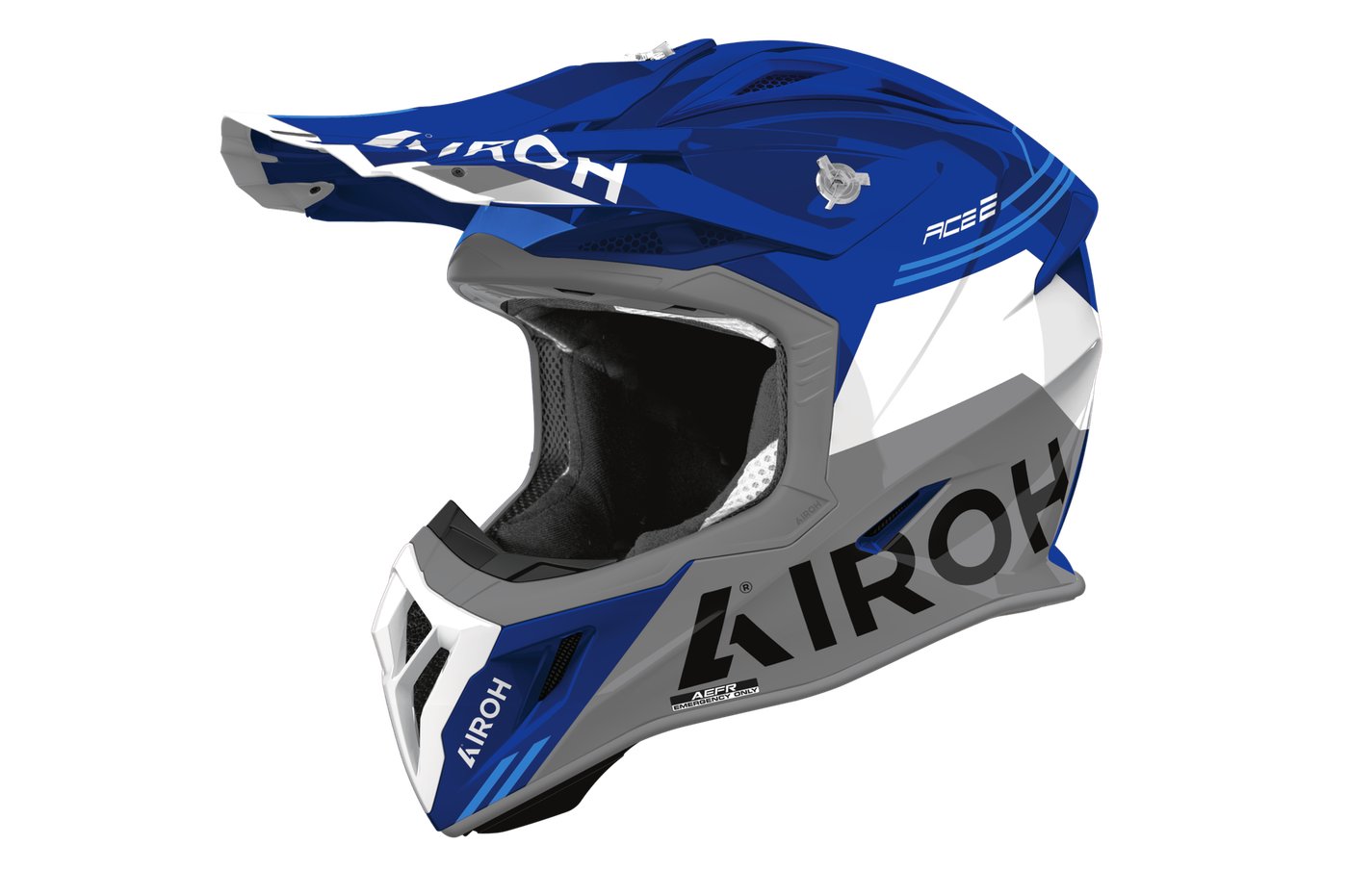Мотошлем Airoh Aviator Ace 2 Fury AV22F18-L (L, синий глянец)