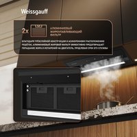 Кухонная вытяжка Weissgauff BOX 900 Remove Touch Black Glass