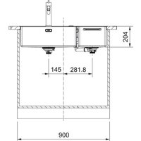 Кухонная мойка Franke Box Center BWX 220-54-27 TL 127.0538.259