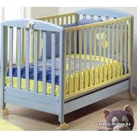 Классическая детская кроватка Mibb Nuvoletta (голубой)