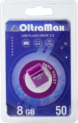 

USB Flash OltraMax 50 8GB (фиолетовый)