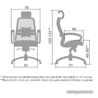 Офисное кресло Metta Samurai S-2.041 (черный плюс)