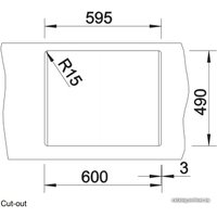 Кухонная мойка Blanco Dalago 6 525873 (черный)