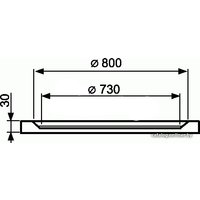 Душевой поддон Roth Rondo 100 100x100 (черный)