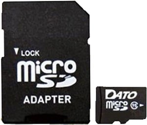 

Карта памяти Dato microSDXC DTTF064GUIC10 64GB (с адаптером)