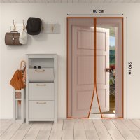 Москитная сетка на дверь Rexant 210x100см 71-0220 (коричневый)