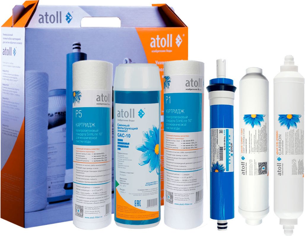 

Комплект картриджей Atoll №103h STDA (для A-675h)