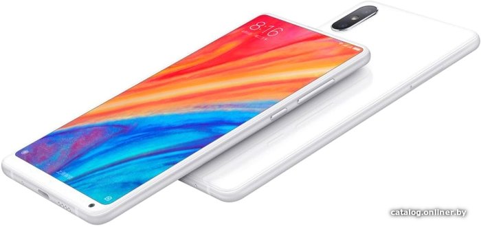 美品 Xiaomi Mix 2S 128GB ホワイト デュアルSIM対応 SIMフリー 【公式