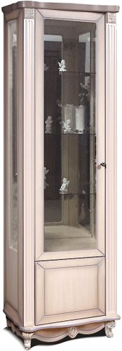 Шкаф распашной КМК Мебель Л Баккара 0441.13 левый (дуб молочный)