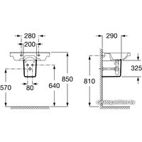 Полупьедестал для умывальника Roca Debba 337991000