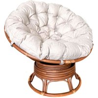 Кресло Calamus Rotan Papasan 23/01B (миндаль/бежевый)