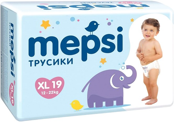 

Трусики-подгузники Mepsi XL (19 шт)