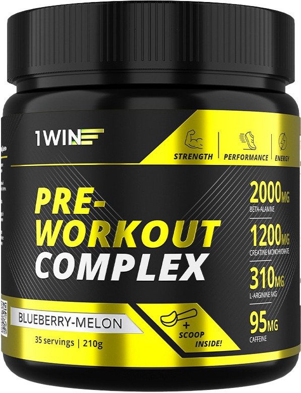

Комплекс 1WIN Pre-workout (35 порций, голубика-дыня)