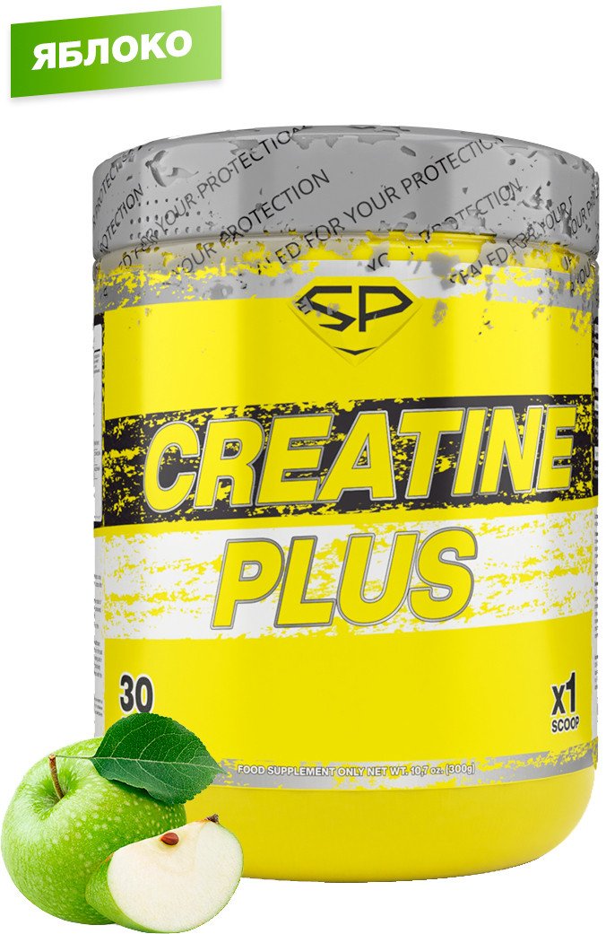 

Моногидрат креатина Steelpower Creatine Plus (300 г, яблоко)