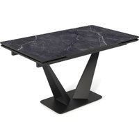 Кухонный стол Элементика Ниагара 1400(2000) (черный/черный)