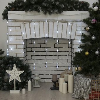 Luazon Занавес 50 LED 2.5х0.65м (белый) 3612411