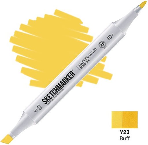 

Маркер художественный Sketchmarker Двусторонний Y23 SM-Y23 (кожа буйвола)