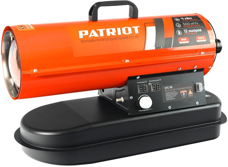 

Дизельная тепловая пушка Patriot DTC 115