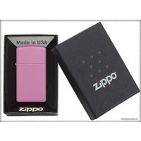 Зажигалка Zippo Slim Pink Matte 1638