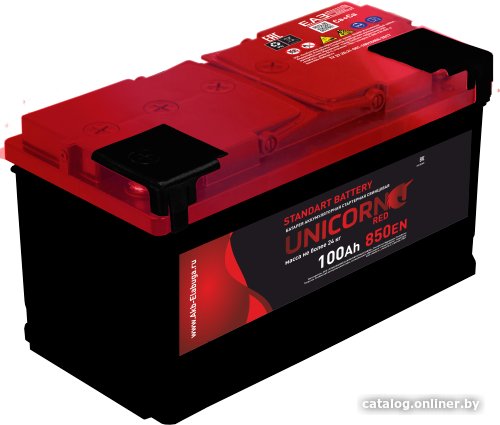 Автомобильный аккумулятор Unicorn Red 6СТ-100 о.п. (100 А·ч)
