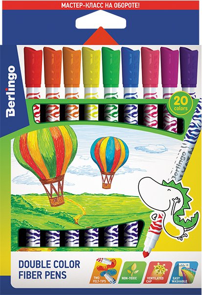 

Фломастеры Berlingo Воздушные шары WP_03710 (20 цв)