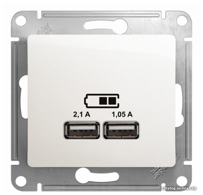 Розетка телевизионная Schneider Electric Glossa GSL000633
