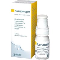 Препараты для лечения заболеваний глаз и ушей Santen Катионорм капли, 10 мл.