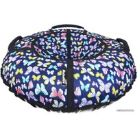 Тюбинг Hubster Люкс Pro S 100 см (бабочки синие)