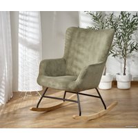 Кресло-качалка Halmar Belmiro (оливковый)